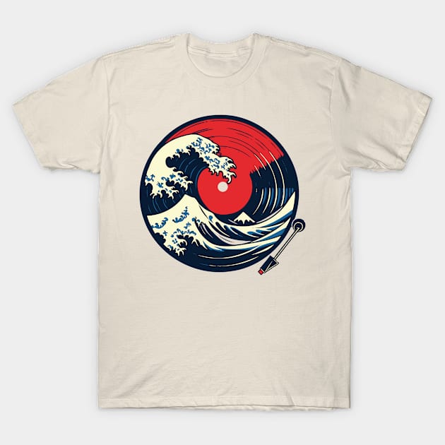 Vinyl Wave T-Shirt by Trendsdk